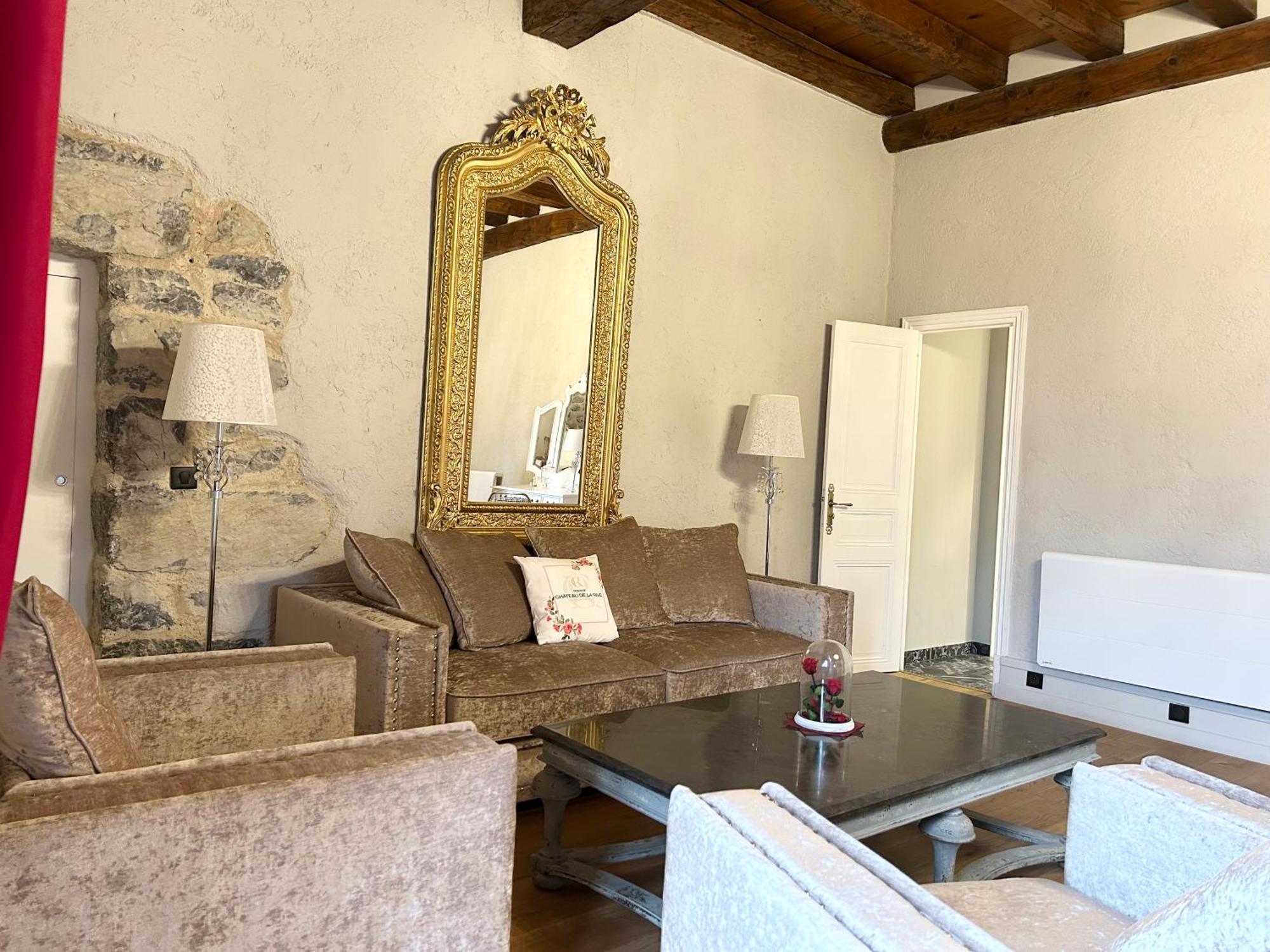 Chateau De La Rive - Suite Prestige - Chambre 2 Personnes Cruet Luaran gambar